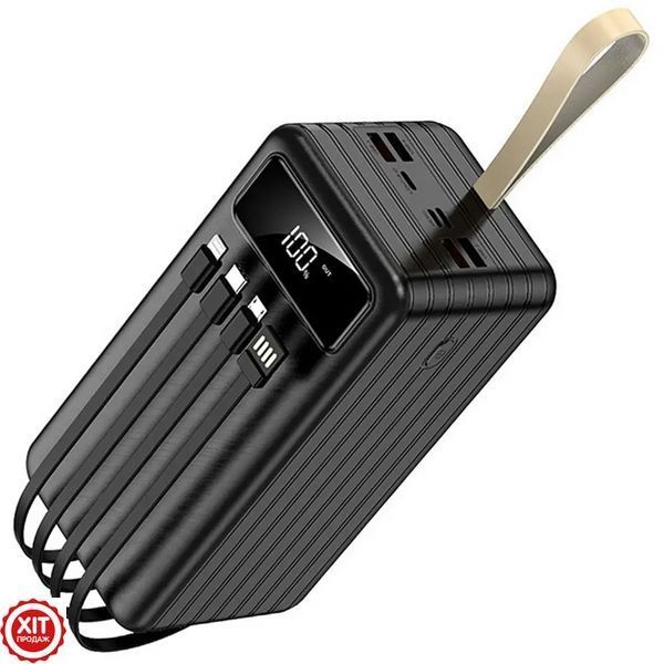 Повербанк з ліхтариком 80000мАг, 22.5Вт (4хUSB+Micro+Type-C+Lightning) ACL PW-94 / Powerbank / Павербанк / УМБ  0234581188 фото