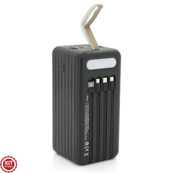 Повербанк з ліхтариком 80000мАг, 22.5Вт (4хUSB+Micro+Type-C+Lightning) ACL PW-94 / Powerbank / Павербанк / УМБ  0234581188 фото