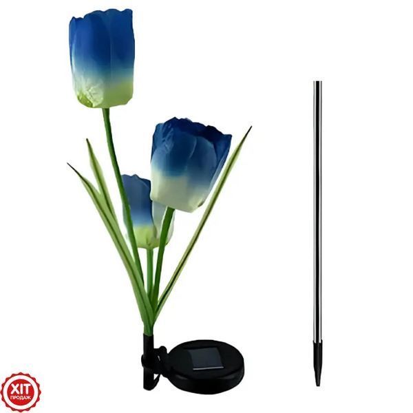 Садовий світильник на сонячній батареї 42,5см (1шт) Tulip, Тюльпан / Вуличний світильник для саду 0234573528 фото