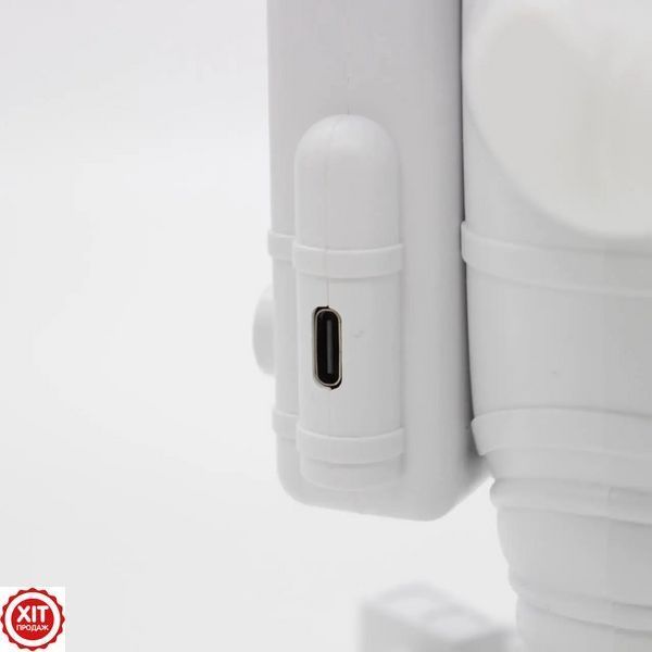 Ночник проектор зоряного неба Космонавт, з Bluetooth колонкою та пультом, від USB / Дитячий нічник 023456927901 фото