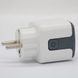 Розумна WiFi розетка з енергометром, на 20А, Tuya Smart 4400Вт, Біло-Сірий / Смарт розетка з лічильником електроенергії  023456741602 фото 7