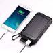 Ударостійкий повербанк 20000 mAh із сонячною батареєю 2хUSB, Чорний / Сонячний Powerbank з ліхтарем  0234575185 фото 8