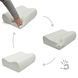Ортопедична подушка з ефектом пам'яті 50x29x10/7см, Memory Foam Pillow / Подушка ортопедична для сну 0234561305 фото 6