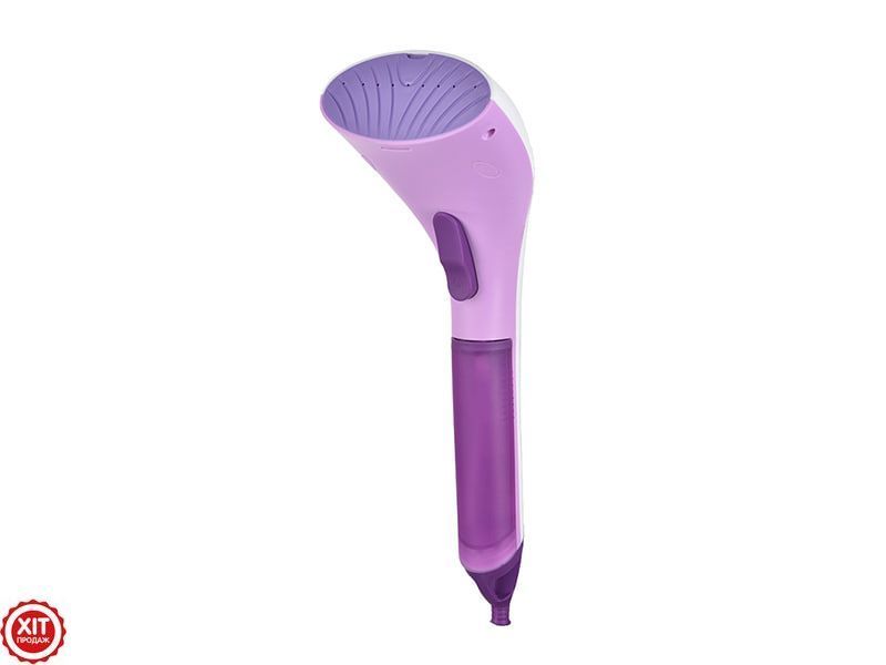 Ручний відпарювач для одягу + насадка щітка, 1000Вт, WELX Hand Steamer / Вертикальна парова праска 02345703260 фото