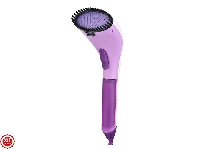 Ручний відпарювач для одягу + насадка щітка, 1000Вт, WELX Hand Steamer / Вертикальна парова праска 02345703260 фото