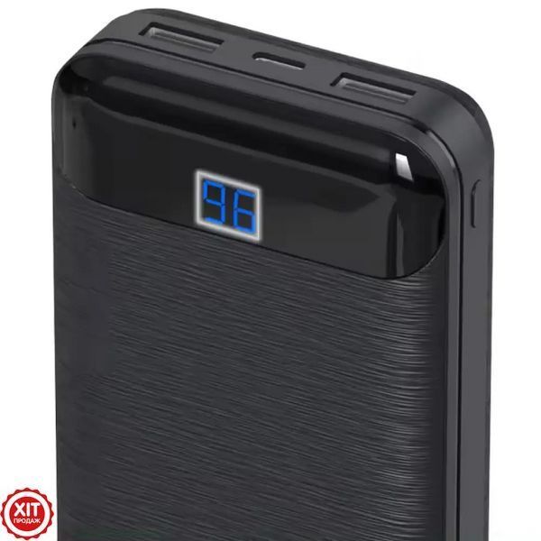 Повербанк з дисплеєм 20000мАч, KP-89 / Павер банк / Power bank / Зовнішній акумулятор / УМБ 0234573538 фото