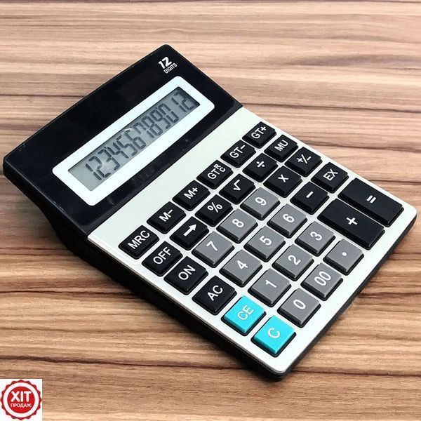Калькулятор настільний 12-розрядний калькулятор, DM-1200V / Бухгалтерський калькулятор  0234566353 фото