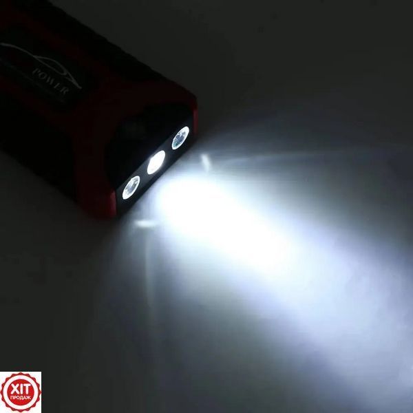 Пуско зарядний пристрій 99800мАч 600А, JUMPSTARTER 29B / Пусковий пристрій для акумуляторів з ліхтариком  0234572386 фото