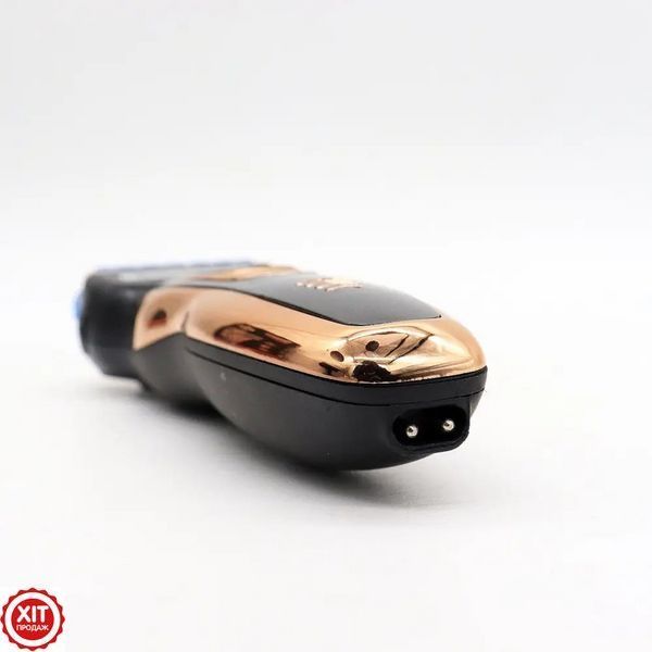 Електробритва триммер 3в1 Geemy GM 595 + Подарунок USB ліхтарик / Набір для стрижки волосся / Тример для бороди 0123458428 фото
