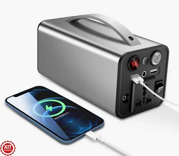 Портативна зарядна станція 200Вт, 50000мАг (220В+USB+DC) OKD-200 / Зарядна електростанція для дому 0234575826 фото