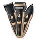 Електробритва триммер 3в1 Geemy GM 595 + Подарунок USB ліхтарик / Набір для стрижки волосся / Тример для бороди 0123458428 фото 4