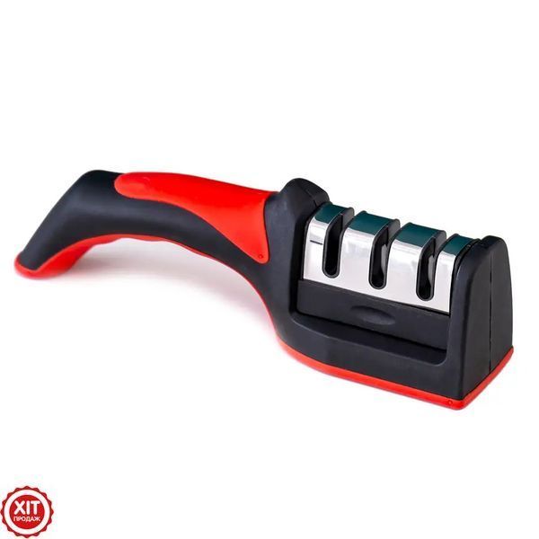 Точилка для ножів Sharpener RS-168 NJ-523 / Кухонна механічна точилка / Ножеточка 0234565861 фото