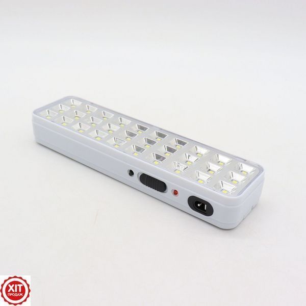 Аварійний світильник-ліхтар 1200 мАг, 30 LED, KD-630 / Світлодіодна LED лампа на акумуляторі, 2 режими 0234565328 фото