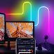 Розумна неонова стрічка RGB 5м, від USB, з Bluetooth та пультом / Світлодіодна підсвітка в кімнату / Гнучкий неон 0234576026 фото 8