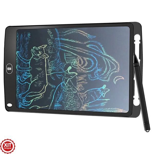 Графічний планшет для малювання + стилус 10", LCD Writing Tablet, Чорний / Дитячий планшет для записів 02345731690 фото