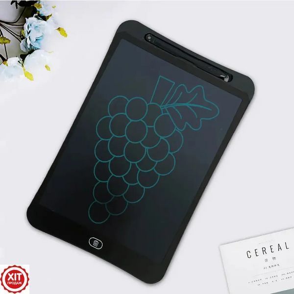 Графічний планшет для малювання + стилус 10", LCD Writing Tablet, Чорний / Дитячий планшет для записів 02345731690 фото