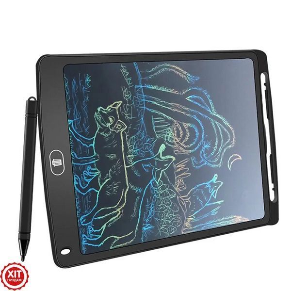 Графічний планшет для малювання + стилус 10", LCD Writing Tablet, Чорний / Дитячий планшет для записів 02345731690 фото