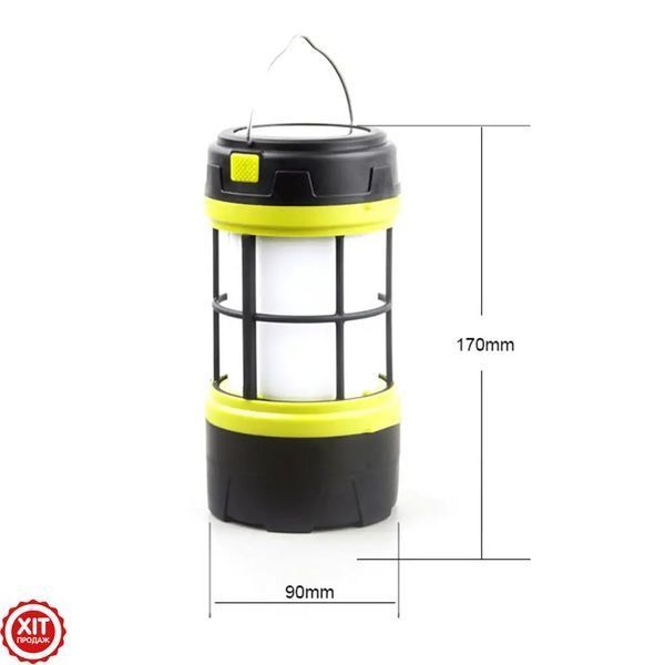 Ліхтар на сонячній батареї LED F-910, з PowerBank / Акумуляторний кемпінговий світильник  0234568340 фото