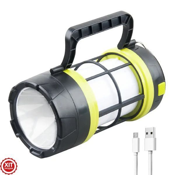 Ліхтар на сонячній батареї LED F-910, з PowerBank / Акумуляторний кемпінговий світильник  0234568340 фото