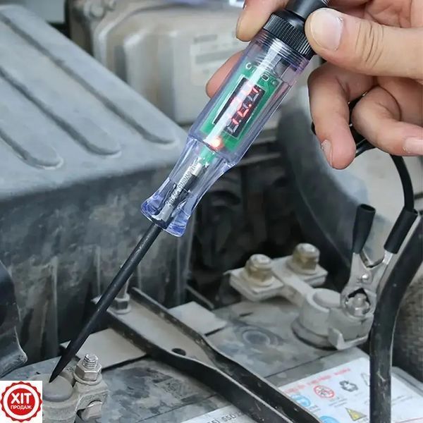Індикатор напруги 3-48V + Подарунок FM модулятор з Bluetooth / Тестер напруги для авто / Автотестер  0234570733 фото