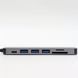 USB хаб 7в1, Type-C to HDMI + SD + TF + 3хUSB + PD, Сірий / USB розгалужувач для ноутбука / ЮСБ хаб 0234565827 фото 3