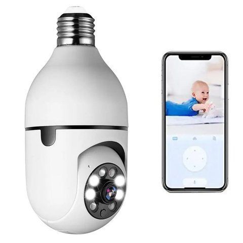 Вайфай камера відеоспостереження в патрон Е27, 2MP, Smart 3120S-DPXY / Панорамна IP камера / Бездротова камера 0234564589 фото