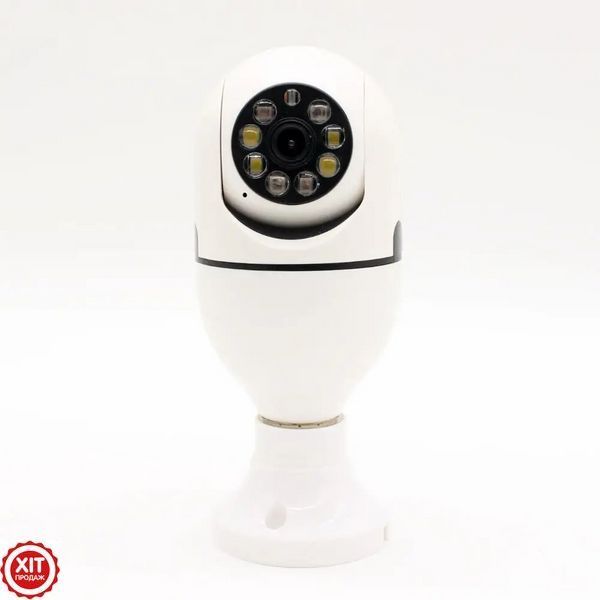 Вайфай камера відеоспостереження в патрон Е27, 2MP, Smart 3120S-DPXY / Панорамна IP камера / Бездротова камера 0234564589 фото