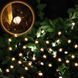 Гірлянда на сонячній батареї, 150 м, 1500LED, Теплий білий / Вулична гірлянда сонячна / Новорічна гірлянда для вулиці  023459021802 фото 3