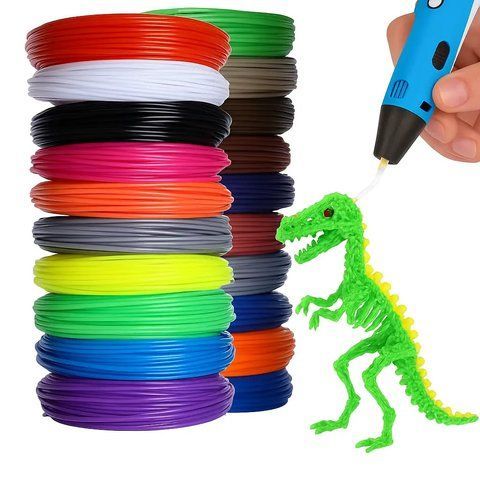 Набір пластику для 3D ручки, 20 кольорів по 5 метрів /Запаски для 3d ручок / PCL пластик для 3д ручки  0234589871 фото