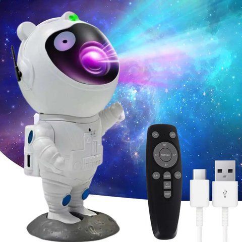Ночник-проектор зоряного неба Космонавт з пультом ДК, від USB / Нічник зоряне небо / Космонавт проектор  0234574943 &laquo;pr-aps&raquo; фото