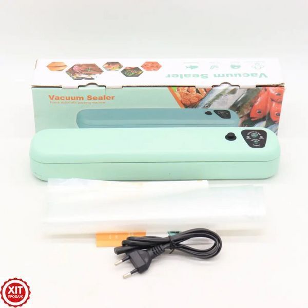 Вакууматор для харчових продуктів Vacuum Sealer / Домашній вакууматор їжі / Кухонний вакууматор  023456246502 фото