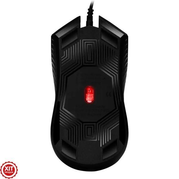 Ігрова мишка провідна Limeive S1 e-sports, з USB та підсвічуванням RGB, Чорна / Комп'ютерна миша 0234568381 фото