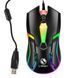 Ігрова мишка провідна Limeive S1 e-sports, з USB та підсвічуванням RGB, Чорна / Комп'ютерна миша 0234568381 фото 1