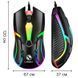 Ігрова мишка провідна Limeive S1 e-sports, з USB та підсвічуванням RGB, Чорна / Комп'ютерна миша 0234568381 фото 8