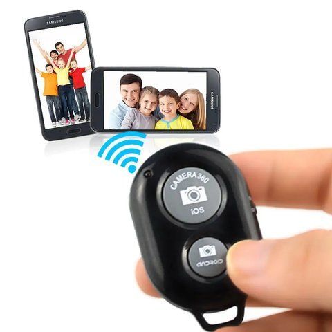 Пульт блютуз для селфі Bluetooth / Кнопка для селфі дистанційного керування 0123463496 фото