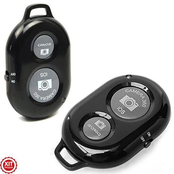 Пульт блютуз для селфі Bluetooth / Кнопка для селфі дистанційного керування 0123463496 фото