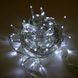 Гірлянда "Нитка" 9м 100LED, від мережі, на білому дроті RD-7139, Холодний білий / Світлодіодна гірлянда на ялинку  0234567982 фото 9