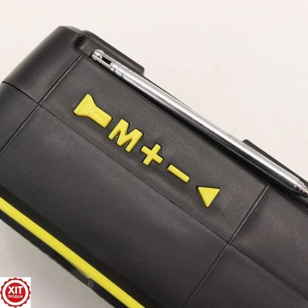 Bluetooth колонка CL-823, з сонячною панеллю та ліхтариком / Портативний радіоприймач з PowerBank  0234568169 фото