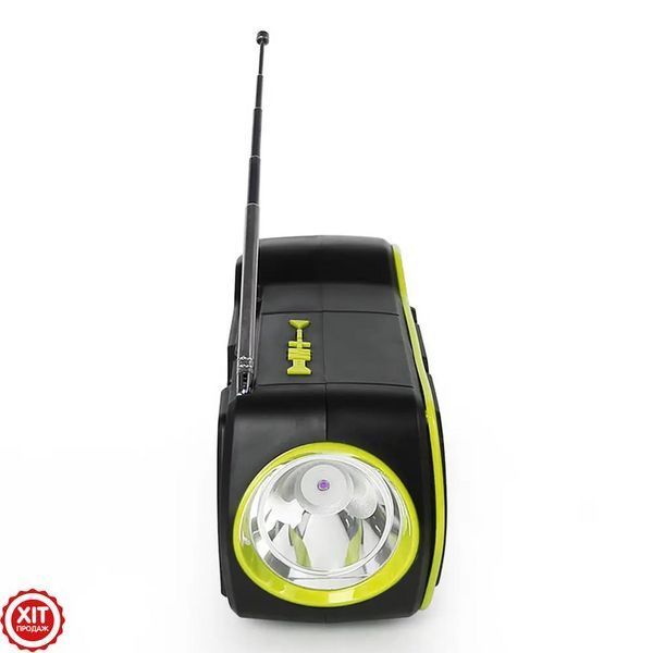 Bluetooth колонка CL-823, з сонячною панеллю та ліхтариком / Портативний радіоприймач з PowerBank  0234568169 фото