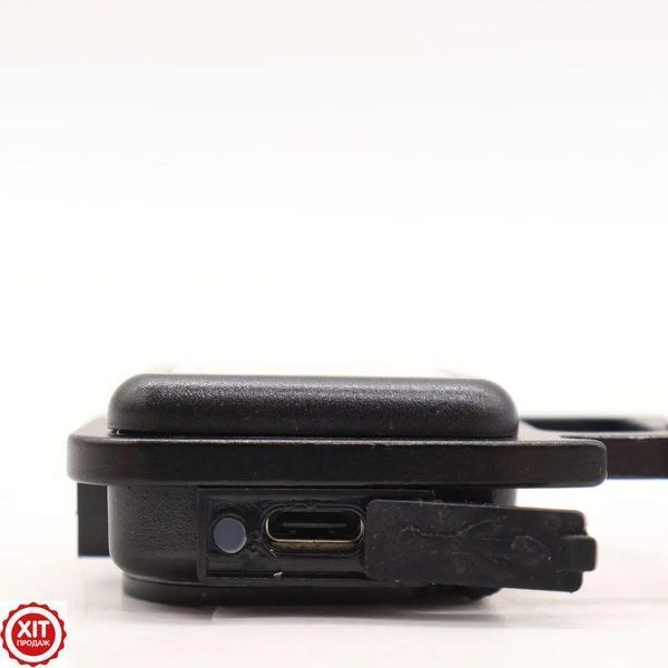 Ліхтар-брелок акумуляторний з карабіном та магнітом, від USB / Кишеньковий міні ліхтар / Ліхтарик на ключі 0234566438 фото