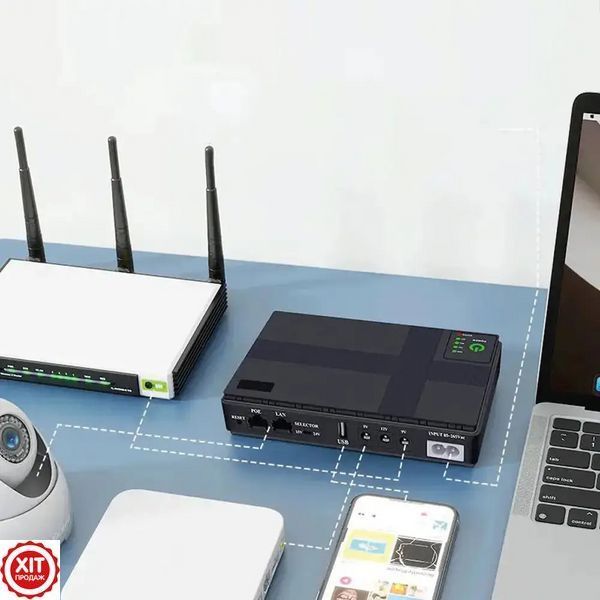 Джерело безперебійного живлення для роутера 10400mAh DC UPS / ДБЖ для роутера / Power Bank для роутера / Міні УПС  0234572683 фото