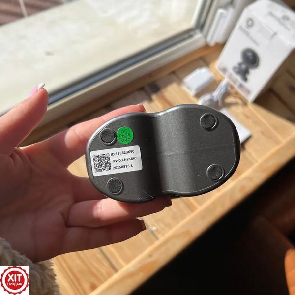 Поворотна відеокамера від USB 360&deg; Q1, Чорна / Цифрова відеоняня з мікрофоном / Дротова камера спостереження для дітей та тварин 0234592710 фото