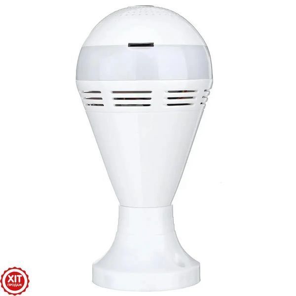 Панорамна камера відеоспостереження Wi-Fi SMART CAMERA IP "Лампочка" CAD-B13 H302 2MP / Бездротова IP камера 0123464438 фото