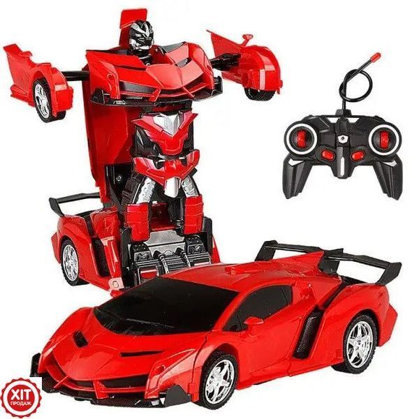 Радіокерована Машинка-Трансформер Lamborghini Robot Car, Червоний/ Трансформер з пультом та акумулятором 02345617120 фото