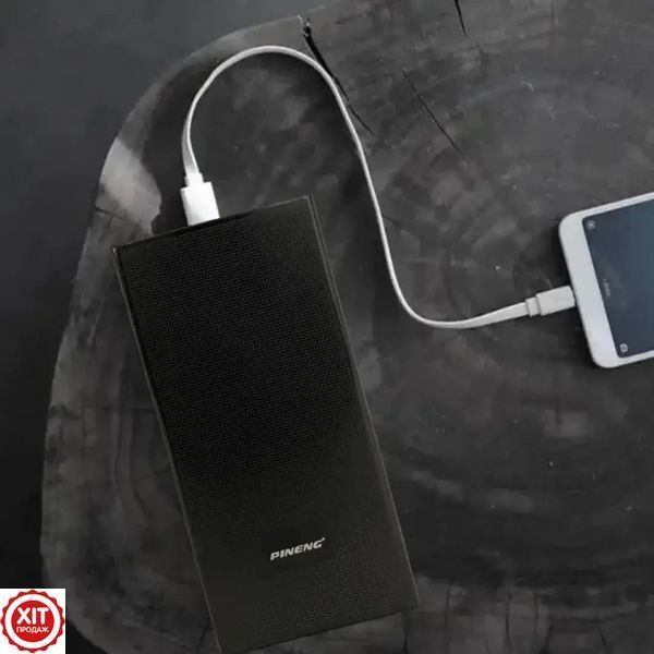 Портативний акумулятор PowerBank 20000mAh, 2хUSB, PN-555 / Зовнішній акумулятор / Повербанк для телефону 0234573586 фото