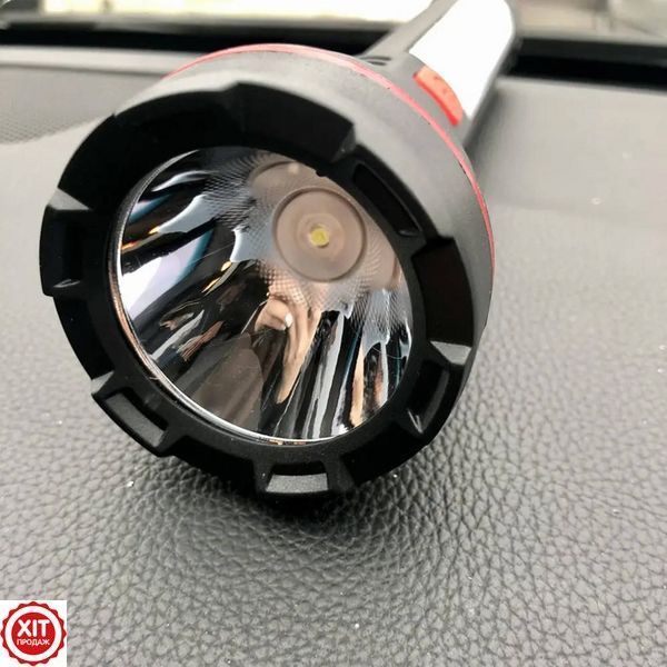 УЦІНКА! Ручний акумуляторний ліхтар Hurry bolt HB-998 / Ліхтар із боковою лампою на акумуляторі 23456381800002 фото