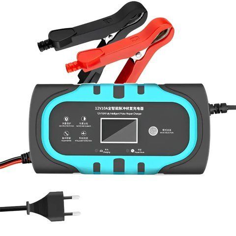 Зарядний пристрій для автомобільного акумулятора 12V, 10A / Імпульсна зарядка для авто і мото акумуляторів  0234572155 фото