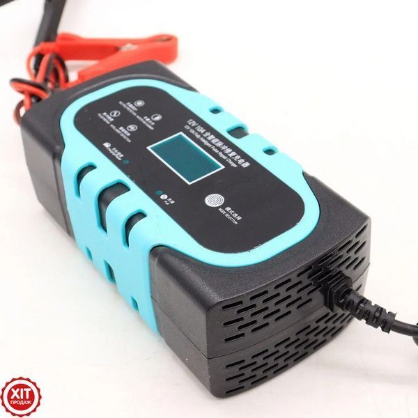 Зарядний пристрій для автомобільного акумулятора 12V, 10A / Імпульсна зарядка для авто і мото акумуляторів  0234572155 фото