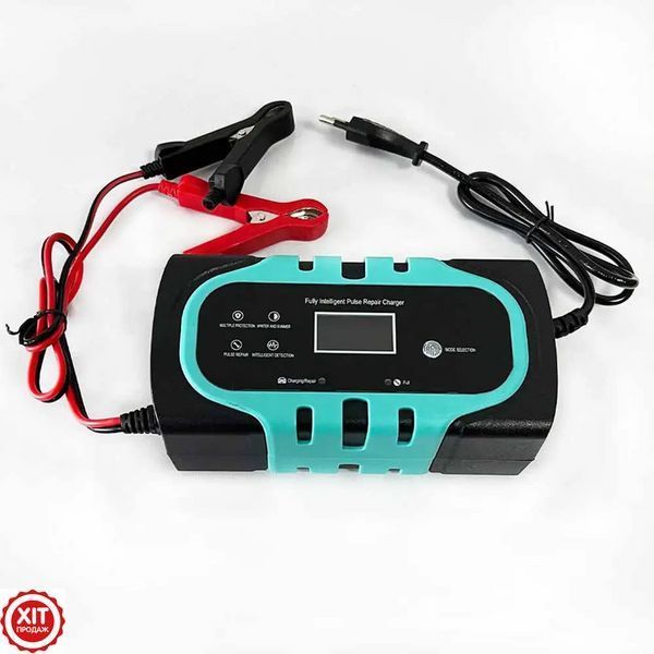Зарядний пристрій для автомобільного акумулятора 12V, 10A / Імпульсна зарядка для авто і мото акумуляторів  0234572155 фото