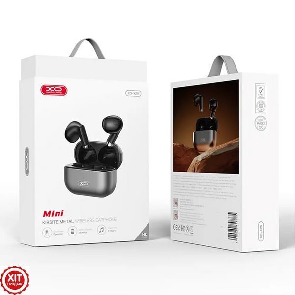 Бездротові навушники, 250мАч, XO X29 / Bluetooth навушники / Bluetooth навушники / Навушники вкладиші  0234583319 фото